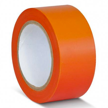 Лента для разметки и маркировки пола (ОРАНЖЕВАЯ, 75 мм x 33 м)