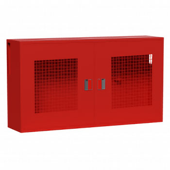 Щит пожарный закрытый металлический с сеткой 1200*700*300, Тип Т (без комплекта)