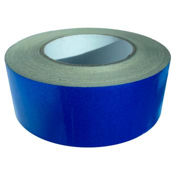 Светоотражающая однородная лента (тип А, СИНЯЯ, 100 мм х 45,7 м)